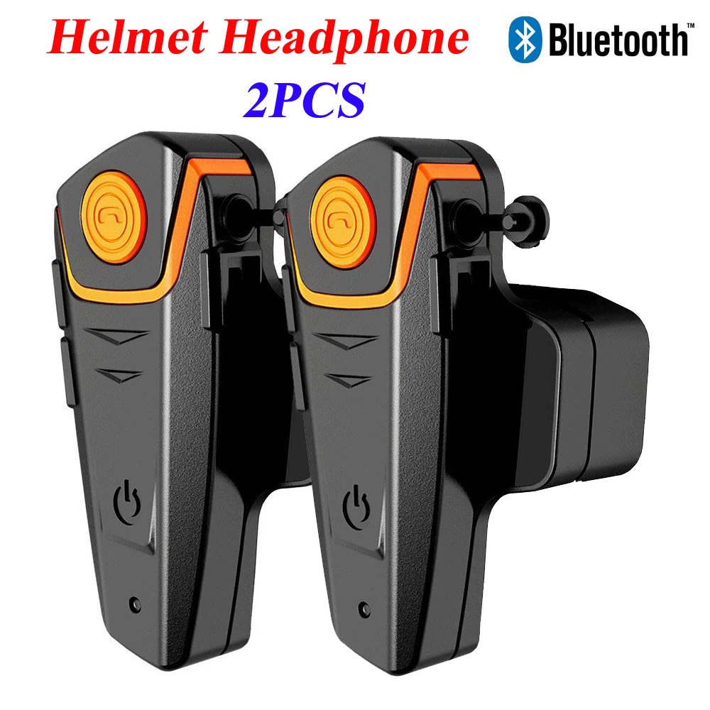 2 шт. водонепроницаемая мотоциклетная Беспроводная bluetooth-гарнитура для домофона