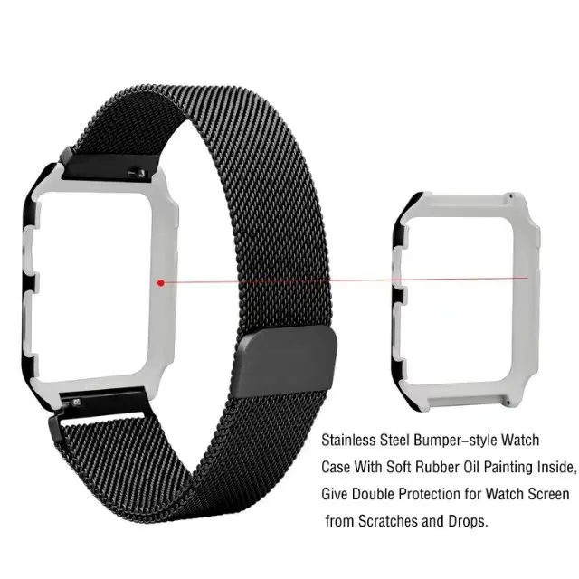 Миланская петля с металлическим бампером для Apple Watch Band Series 3 2 1 ремешок Iwatch из