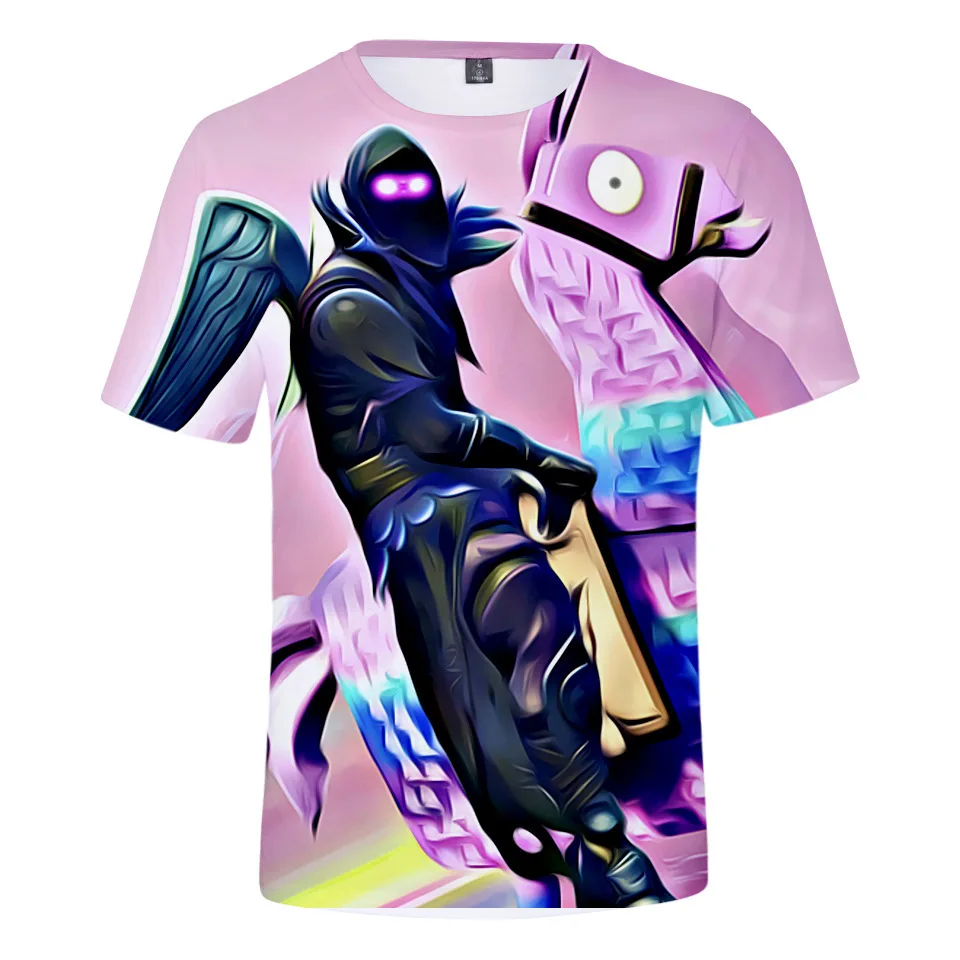 3D Fortnited битва Royale забавная футболка Fortnit игры Панк для мужчин женщин Harajuku уличная