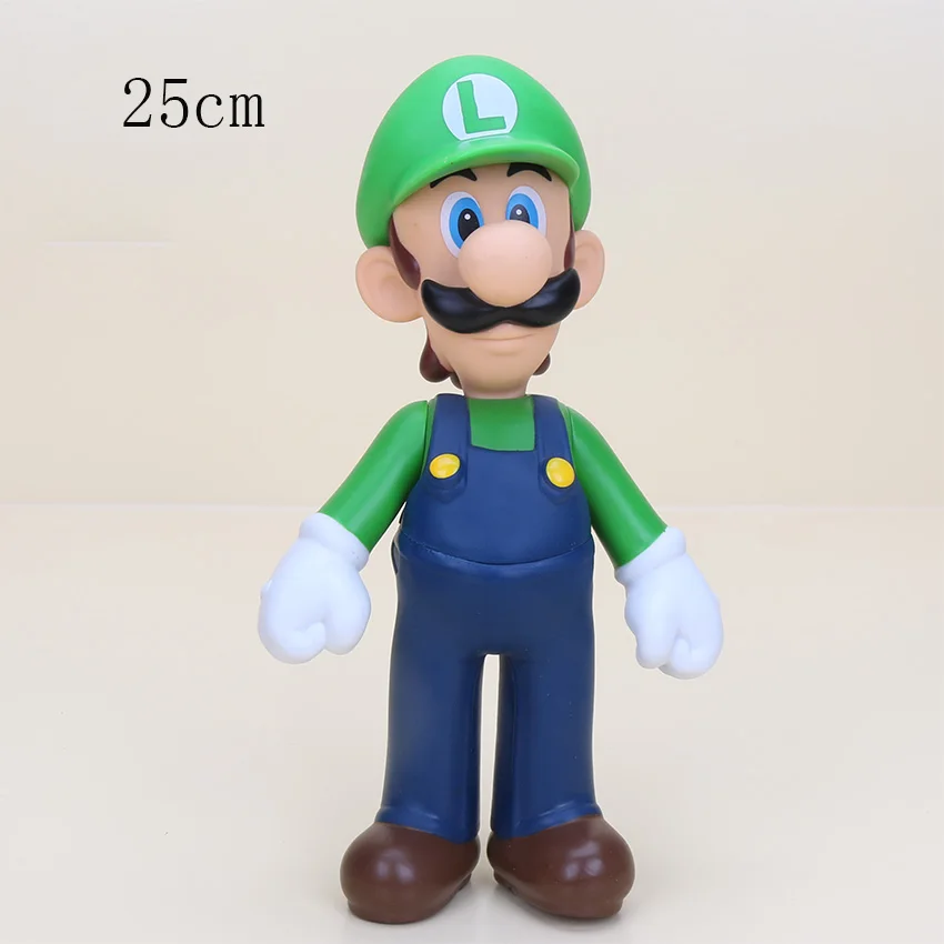 Большой размер 25 см Super Mario bros Yoshi ПВХ фигурка игрушка модель куклы