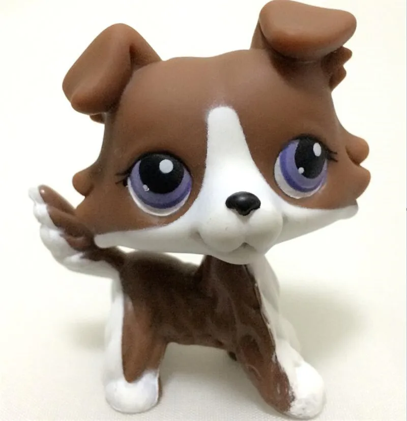 29 Настоящий Pet Shop Lps игрушки коллекции стоячий Короткий волос Кот белый табби черный такса собака колли большой датчан - Цвет: 29