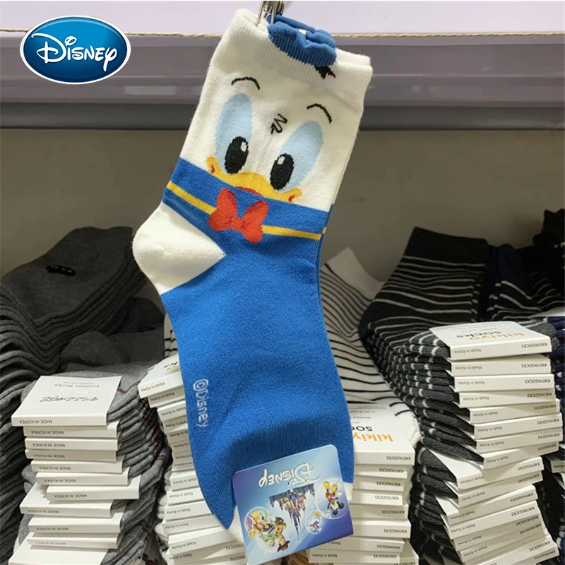 Disney Микки Минни Дональд милые хлопковые носки с картинками для мальчиков и