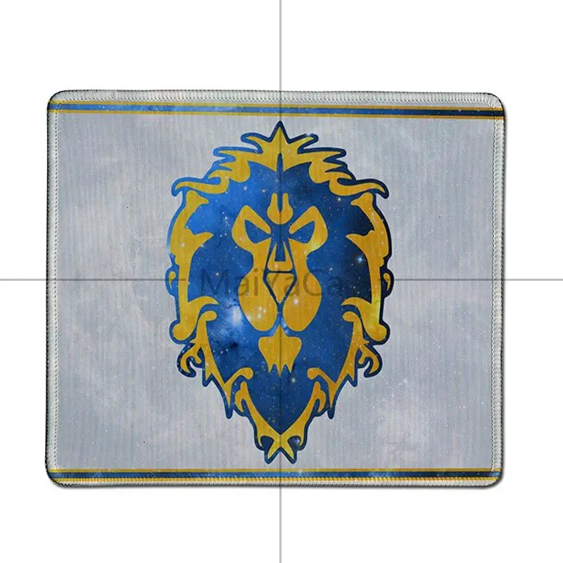 LockEdge 18x22cm MaiYaCa, дизайн, логотип World of Warcraft, индивидуальный игровой коврик для мыши для ноутбука, большой игровой коврик для мыши, коврик для клавиатуры - Цвет: LockEdge 18x22cm