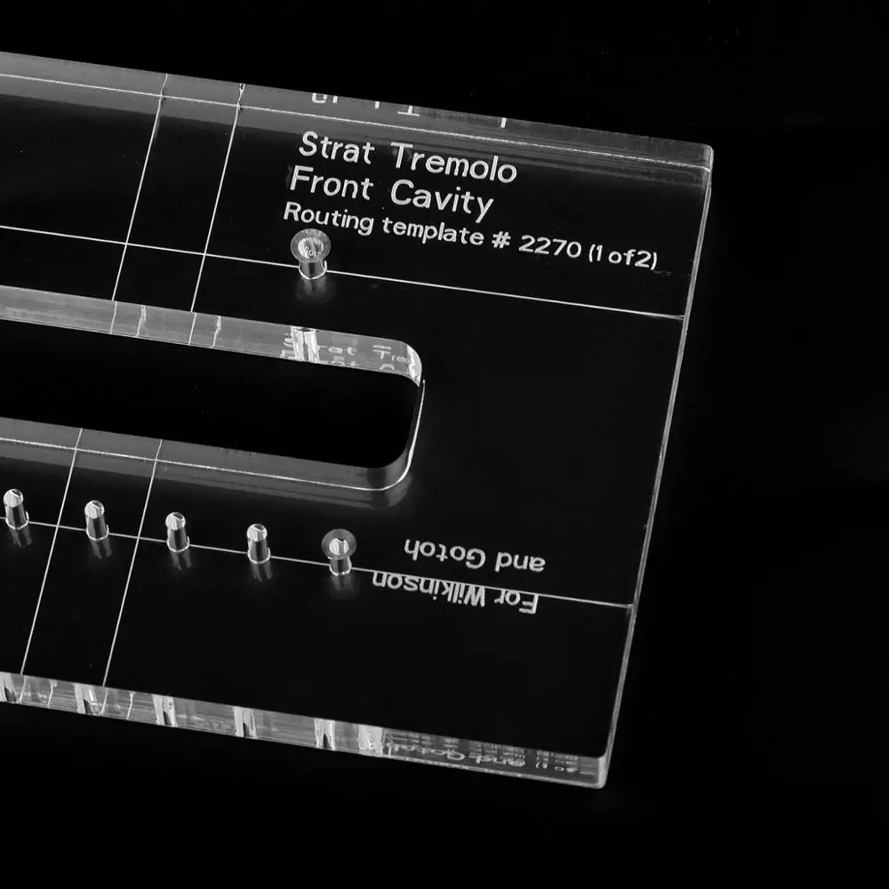 Musiclily Pro CNC Точные акриловые шаблоны для моста тремоло набор традиционной гитары