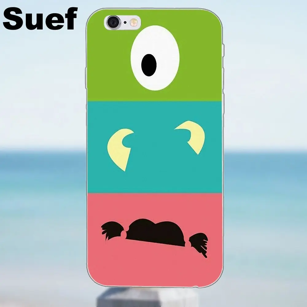 Мягкий чехол для телефона университета майка Вазовски iPhone X 4 4S 5 5S 5C SE 6 6S 7 8 Plus Samsung