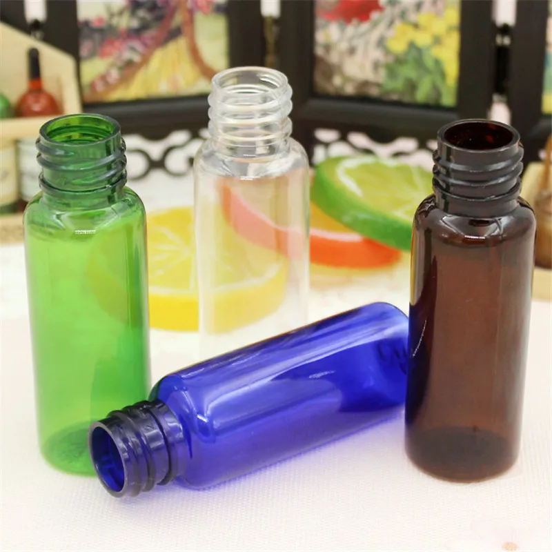 100PCS*20ml Press Screw Cap Bottle Empty Plastic Cosmetic Container Small Sample Lotion Refillable Essential Oil Makeup Packing | Красота и