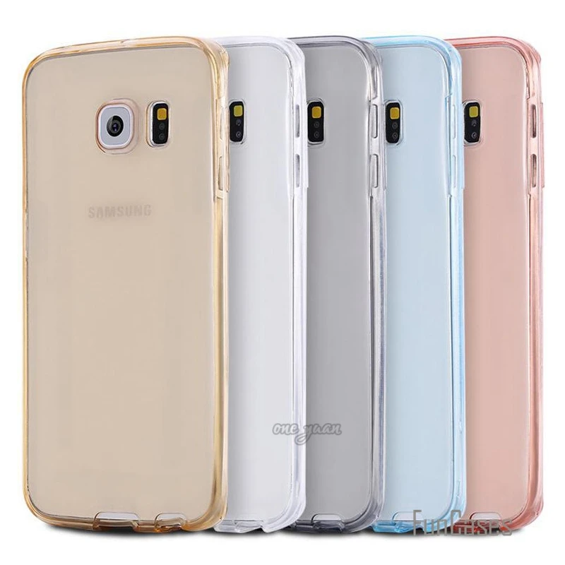 S7/S7 Edge четкий Гибкая мягкая термополиуретановая крышка чехол для samsung Galaxy S7 край