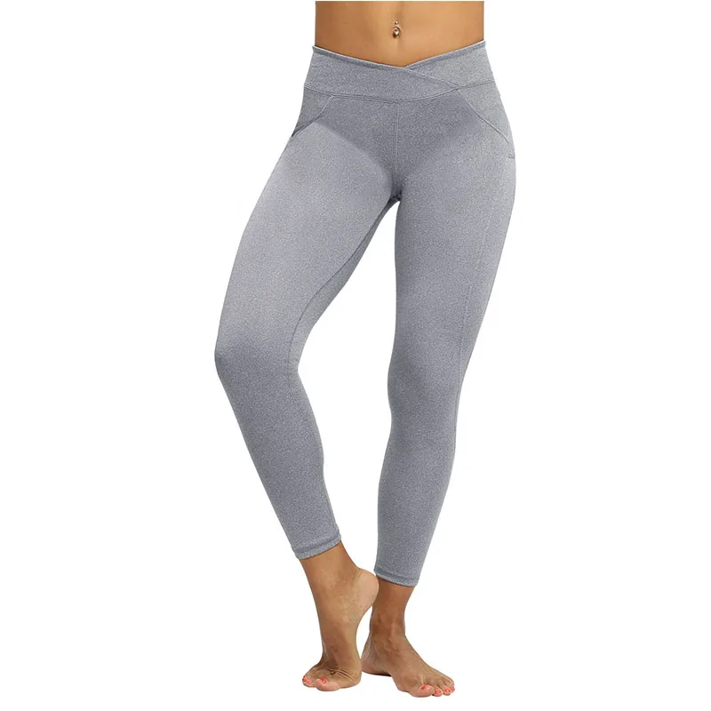 Light Gray NORMOV, спортивные Леггинсы, женская спортивная одежда, пуш-ап, штаны для занятий йогой, леггинсы для фитнеса, спортивные Леггинсы, высокая талия - Цвет: Light Gray