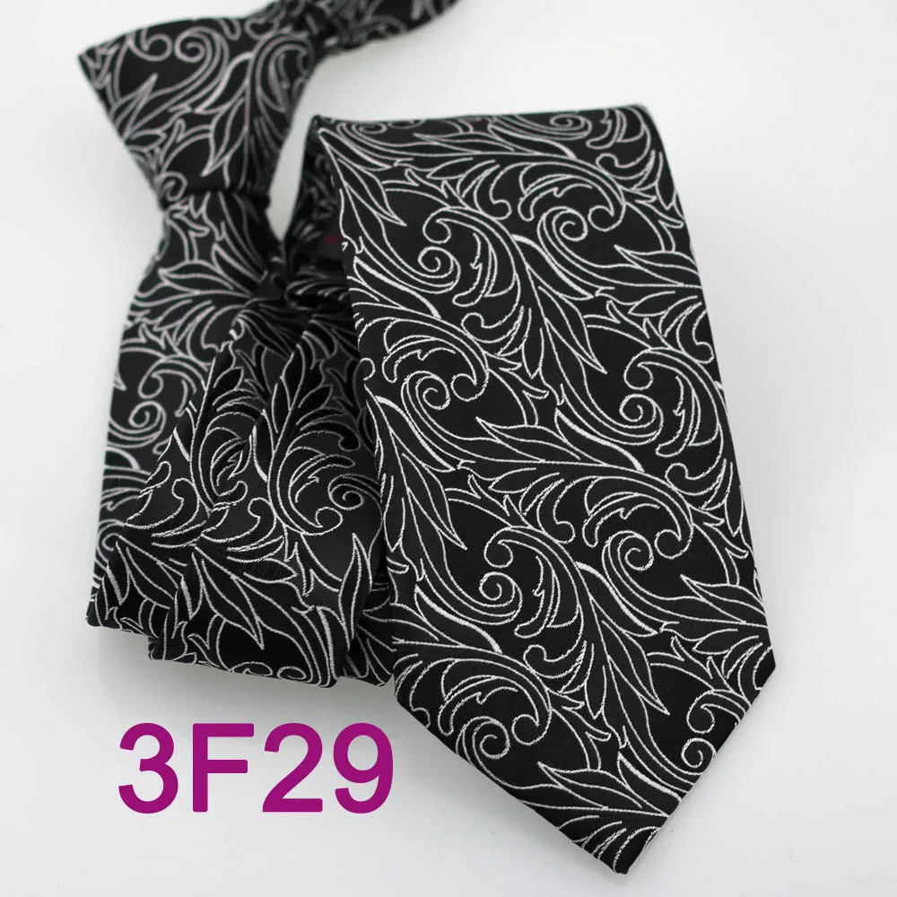 Мужские галстуки-бабочки YIBEI черные и белые шелковые в ретро-стиле модные