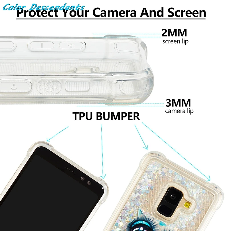 Cute Glitter Dynamic Liquid Bling Star Quicksand Soft Case for Samsung Galaxy J1 J3 J5 J7 A3 A5 2016 2017 S5 S6 S7 Edge S8 Plus | Мобильные