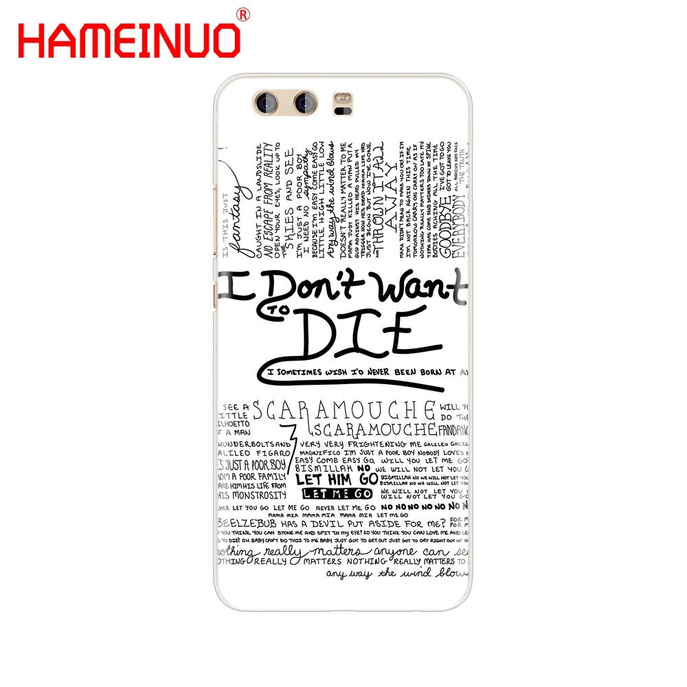 HAMEINUO Queen Rock Group чехол для телефона huawei Ascend P7 P8 P9 P10 P20 lite plus pro G9 G8 G7 2017|Бамперы| |