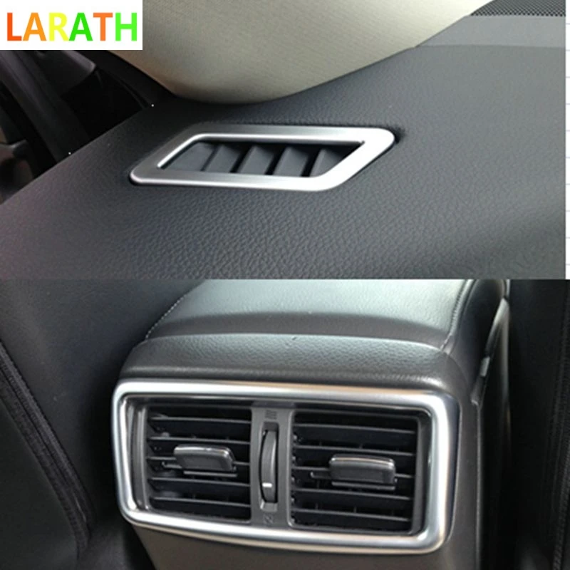 Для nissan Rogue X-Trail 2014 2015 2016 ABS хромированный Кондиционер AC вентиляционные крышки