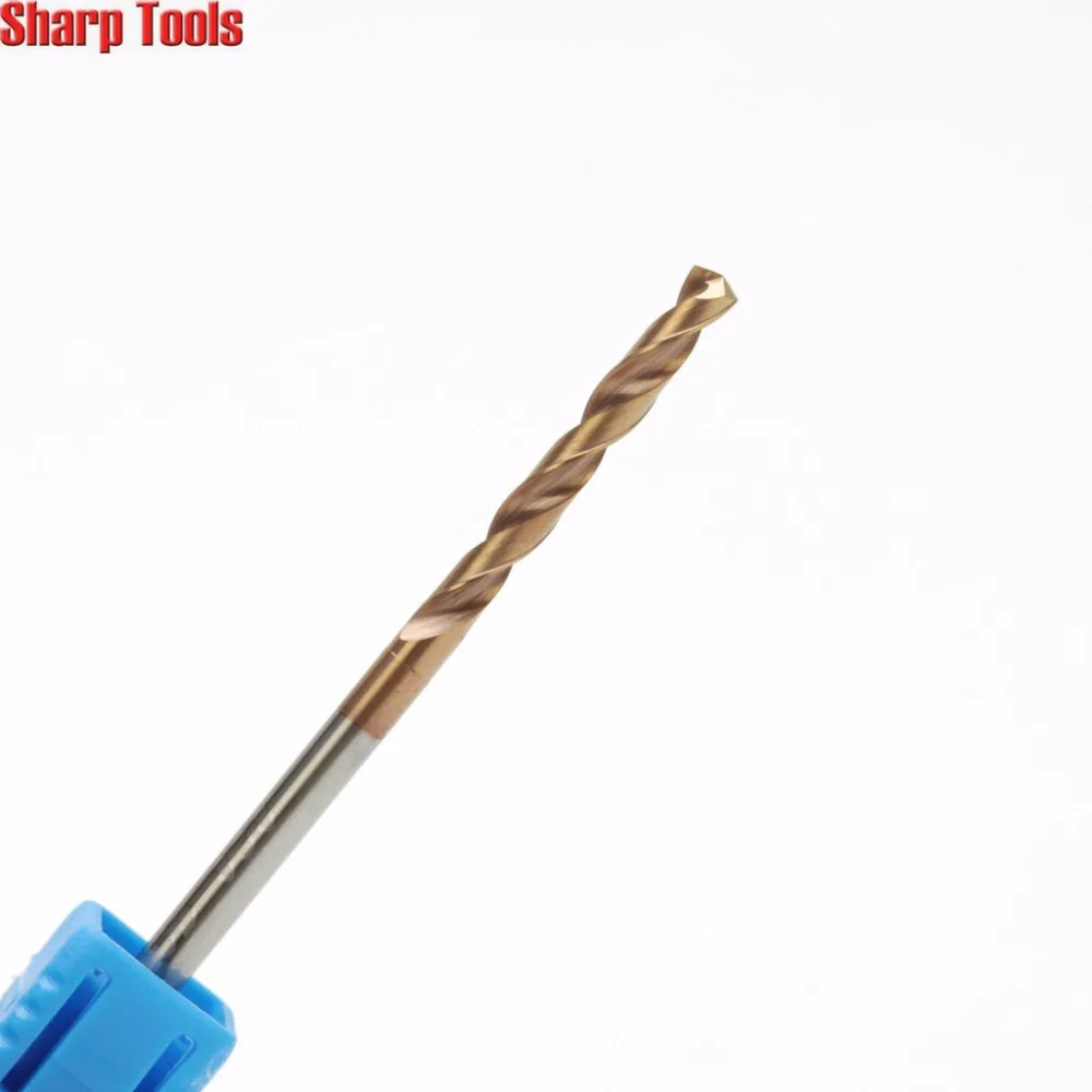Хвостовик 3 мм Карбид вольфрама титановое сверло для сверления металла CED1.0 1. 9 3D