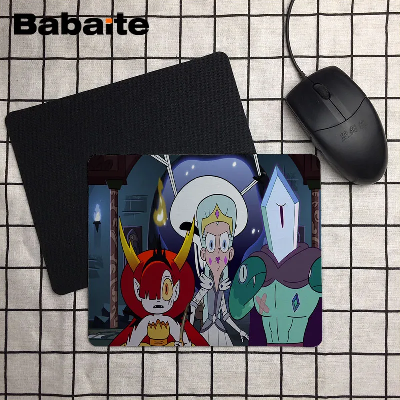 Babaite Star vs Forces Evil прочный резиновый коврик для мыши Размер 25x29 см игровые коврики |