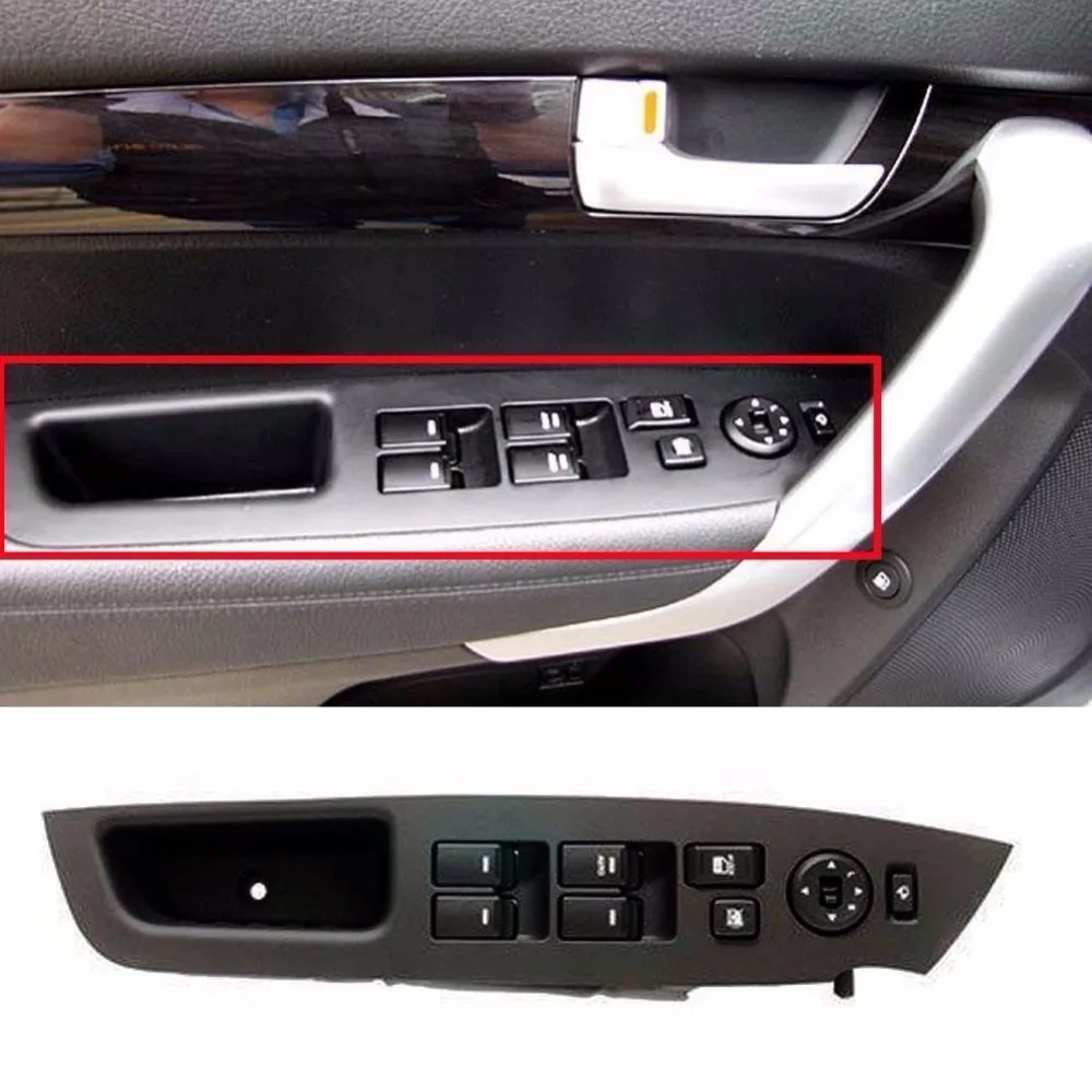 Оригинальный OEM 935702P100VA переключатель окна левый для Kia 2010 2014 Sorento передний