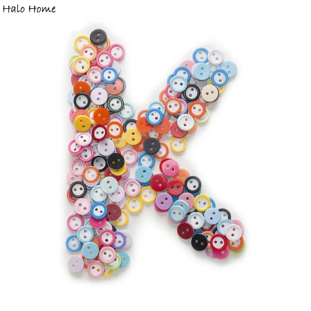 Разноцветные Круглые пуговицы из смолы с 2 отверстиями домашний декор шитье
