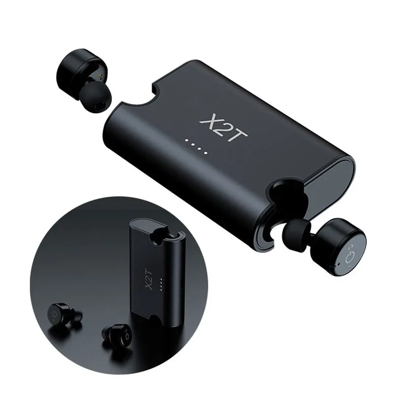 Беспроводные наушники LemonMan TWS X2T мини-наушники Bluetooth с аккумулятором 1500 мА/ч pk Q29