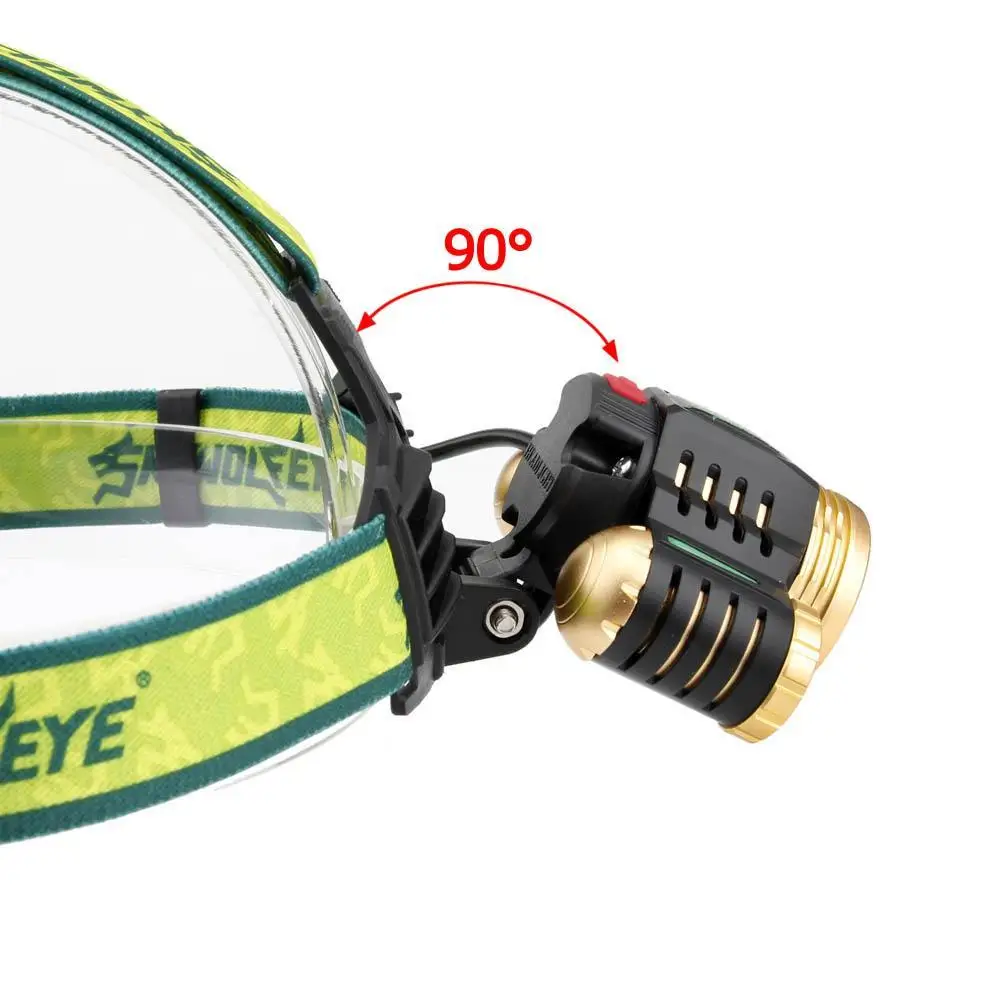 SKYWOLFEYE T6 3 светодиодный 22000 LM фары USB Перезаряжаемые Масштабируемые 18650 Батарея с
