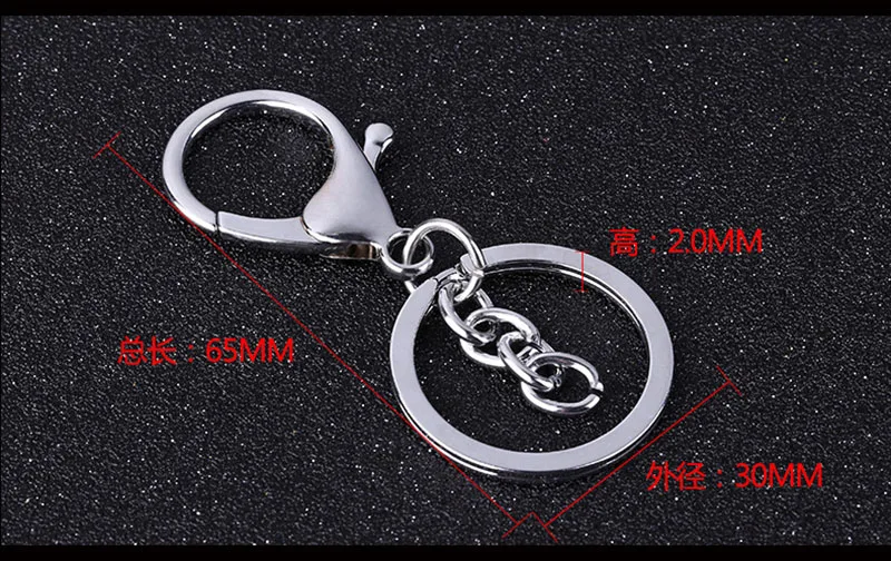 Belle Ноэль металла Брелоки для автомобиля ювелирные родий Цвет тон Онг ключ Кольца