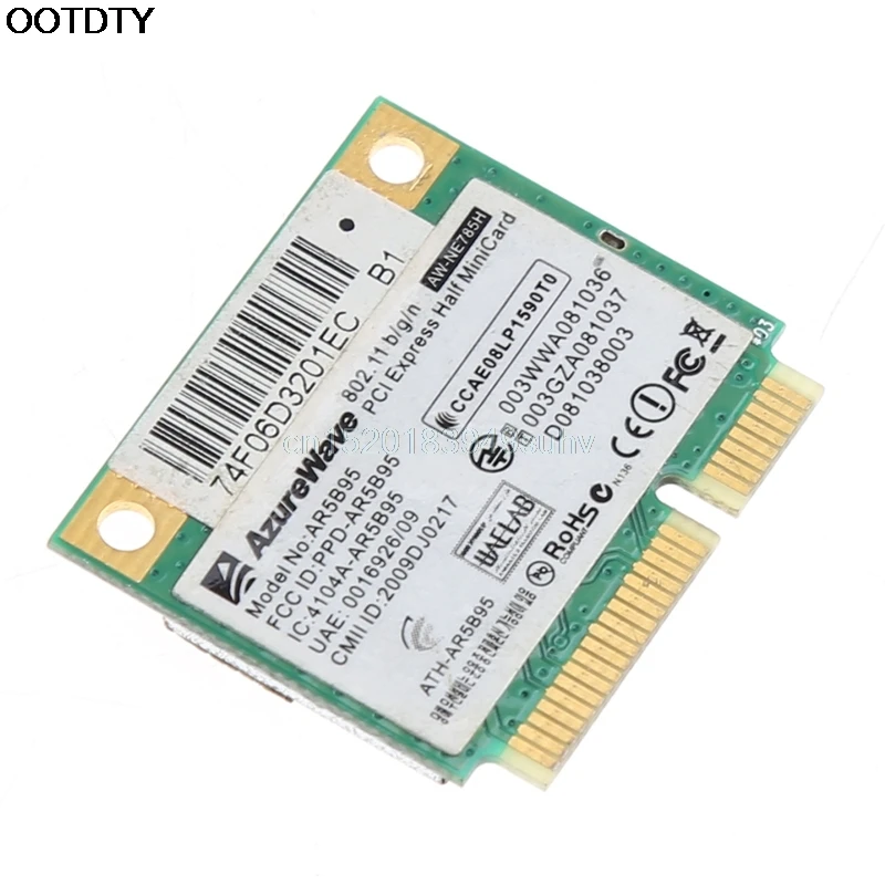 AR9285 AR5B95 мини PCI E 150 Мбит/с беспроводной Wi Fi Wlan карта для Atheros # new hot|Сетевые карты| |