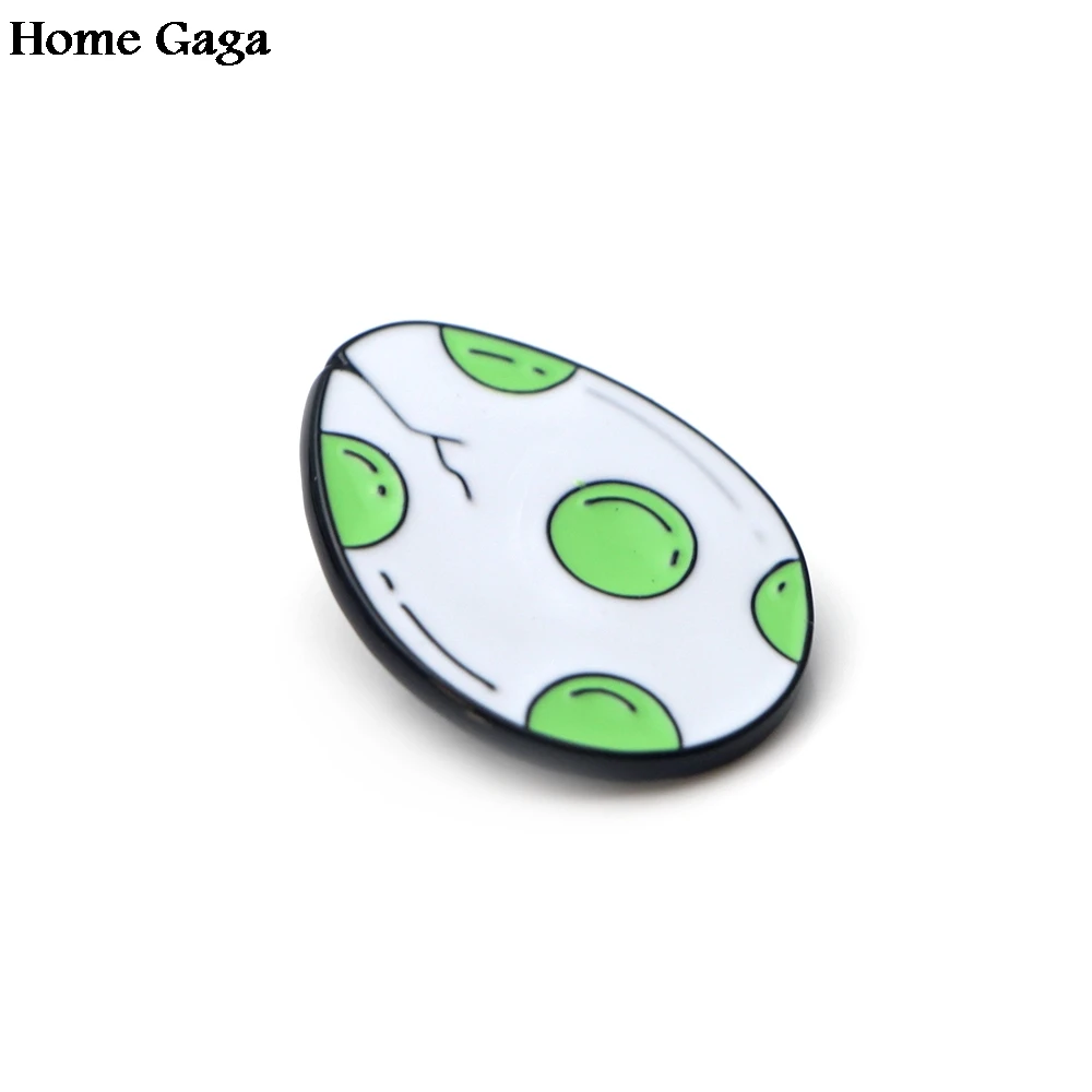 Homegaga Динозавр яйцо мультфильм милые цинковые булавки para Детская сумка Одежда