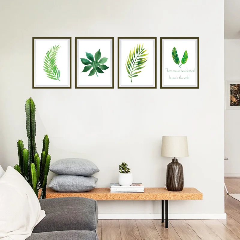 Настенные наклейки Botany растительные украшения для фоторамки гранты Прихожая