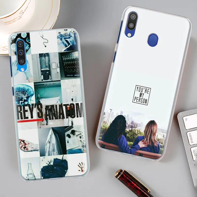 Серый Анатомия чехол для samsung Galaxy A30 A40 A50 A70 A6 A8 плюс A7 A9 M30 Футляр для телефона