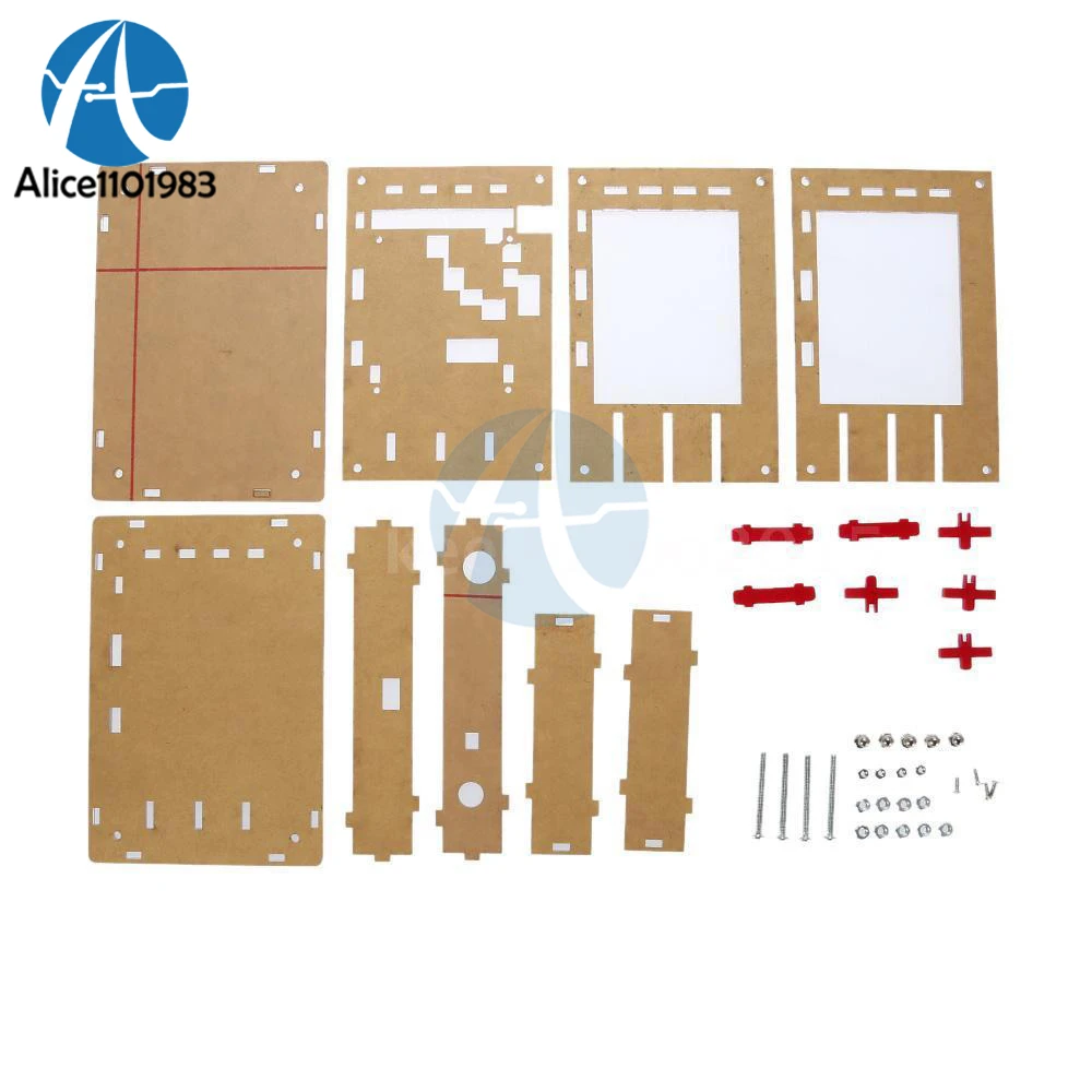 Набор акриловых чехлов для самостоятельной сборки, чехол для DSO138 2,4 дюйма, тонкий акриловый материал, прозрачный корпус, модуль для самостоятельной сборки