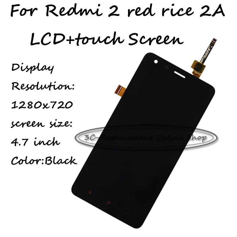 ЖК дисплей + TP для Xiaomi hongmi redmi 2 hongmi2 redmi2 redrice red rice 2A сенсорный экран дигитайзер