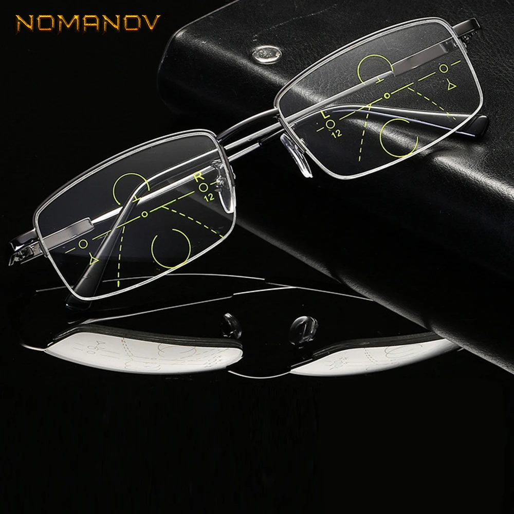 NOMANOV Anti-blue light Memory frame See Near and Far Men Women Progressive Multifocal Reading Glasses Add 75 to Add 350
NOMANOV Anti-blue light Memory frame See Near and Far Men Women Progressive Multifocal Reading Glasses Add 75 to Add 350