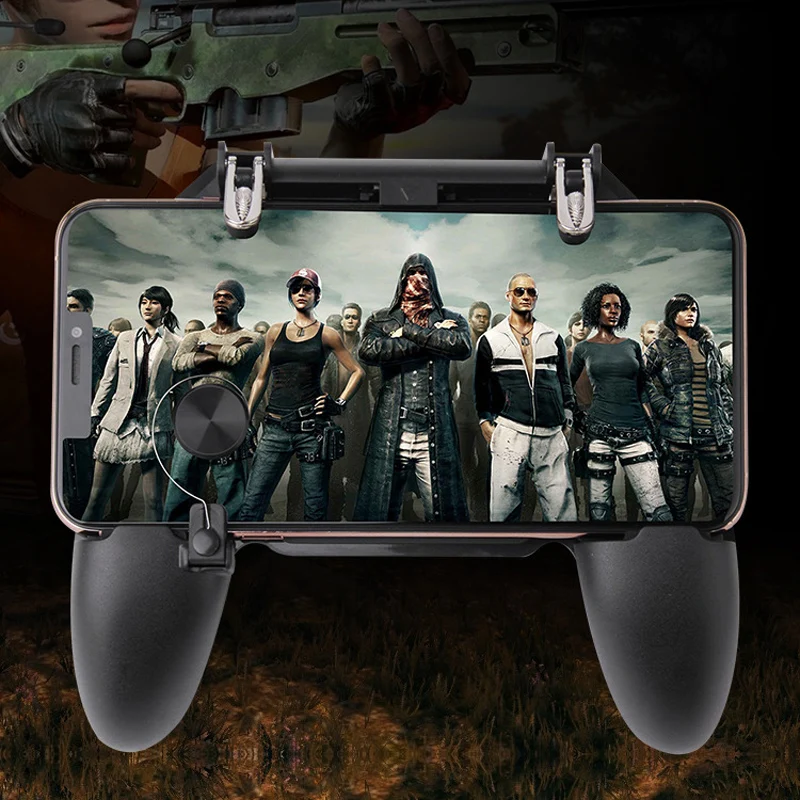 W11+ PUGB мобильный игровой контроллер Free Fire PUBG мобильный Джойстик Геймпад металлический L1R1 джойстик для шутеров для IOS Android мобильный телефон