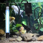 Погружной кварцевый УФ-стерилизатор для аквариумов, осветляющая лампа, прозрачная дезинфекция пруда, обезвоживание водорослей, повреждение, DNA 110220 в