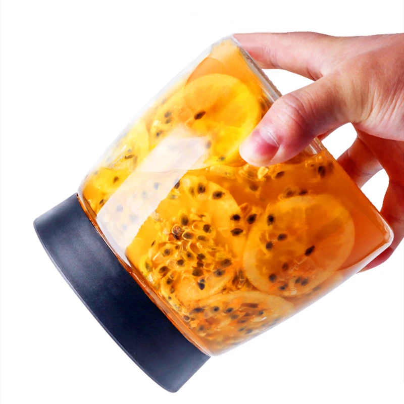 Герметичные стеклянные бутылки банки для хранения кофе порошок чай дома Кухня