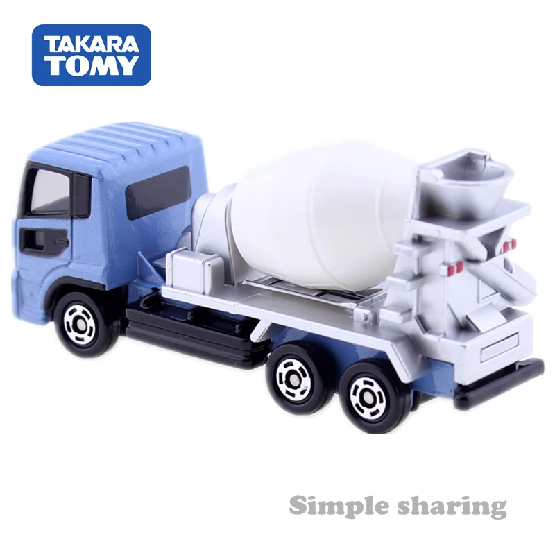 Takara Tomy TOMICA NISSAN QUON Дизель Бетономешалка No.53 металлический автомобиль миниатюры