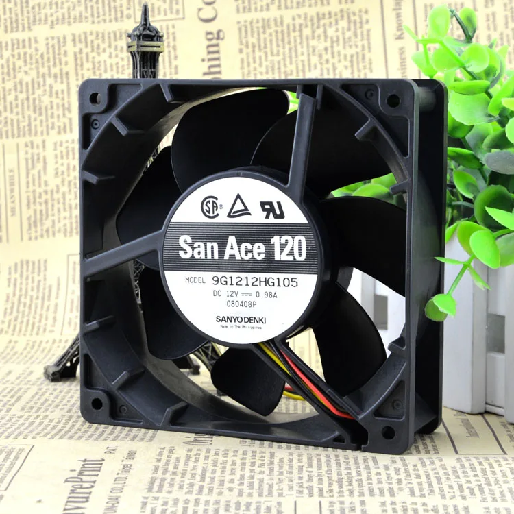 4 проводной вентилятор охлаждения для SANYO San Ace 120 12 см 9G1212HG105 В 0.98A|fan cooling 12v|cooling fan