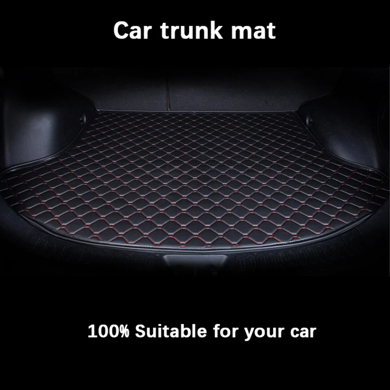 car trunk mats for SEAT all models LEON Ibiza Cordoba Toledo Marbella Terra RONDA styling floor mat Custom Cargo Liner |