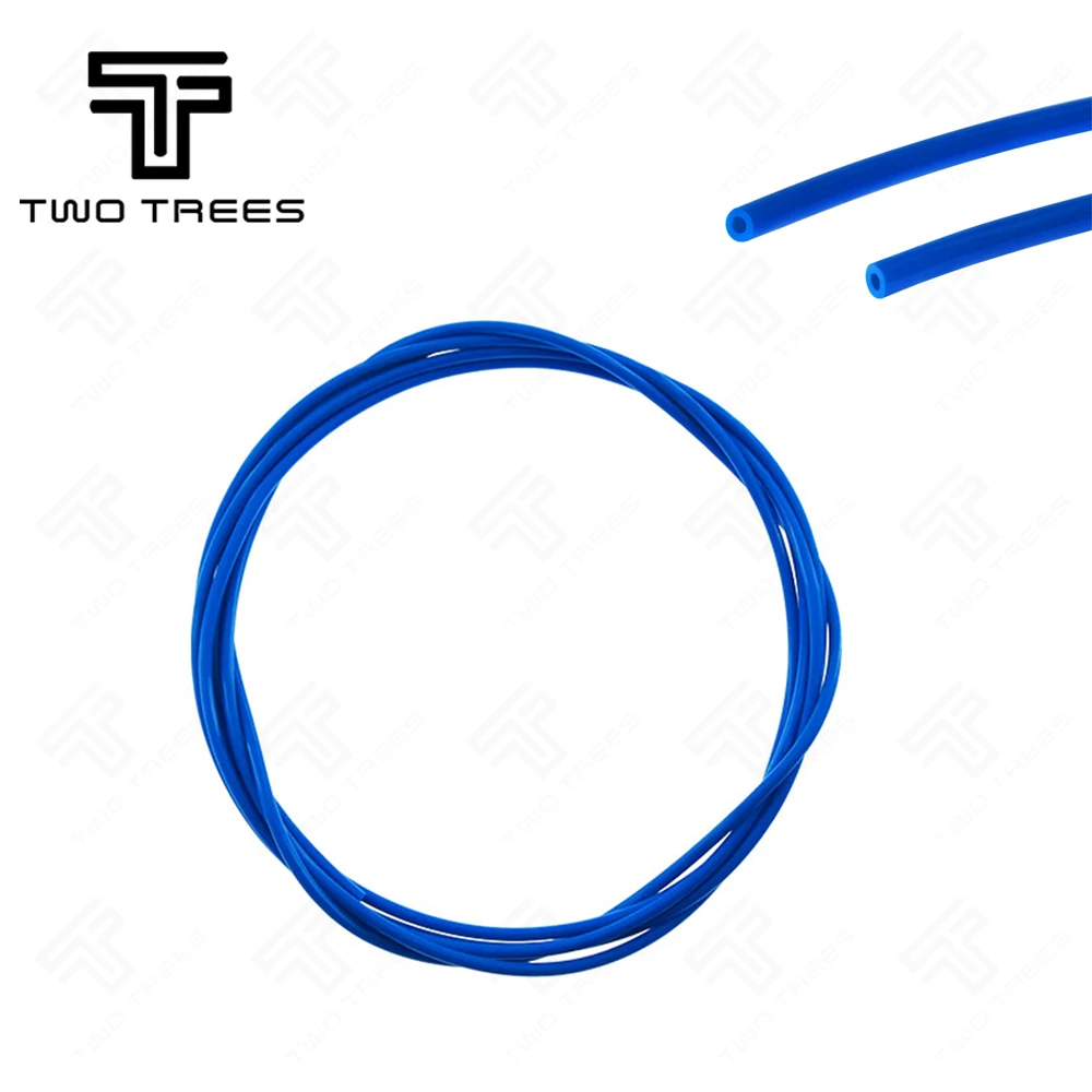 1 м PTFE труба ID 2 мм OD 4 мм прозрачная труба j-головка hotend RepRap росток Боуден горло экструдера для 1,75 мм нити 3d V5 V6