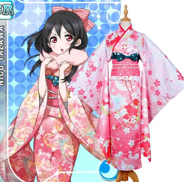 Love Live! Школьный идол проект Ядзава Нико Хэллоуин Рождество Косплей Костюм Аниме