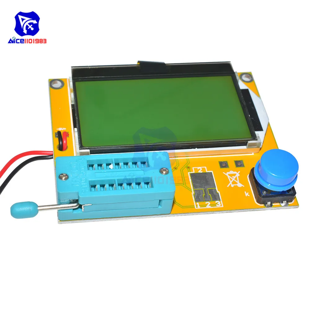 Mega328 LCR T4 тестер транзисторов диодный триодный конденсатор метр MOS PNP/NPN M328 SCR MOSFET