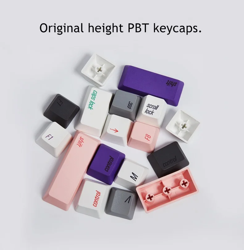 Magicforce 82 ключ PBT сублимации издание антипризрак USB проводной белый подсветкой эргономичная механическая клавиатура Gateron переключатели