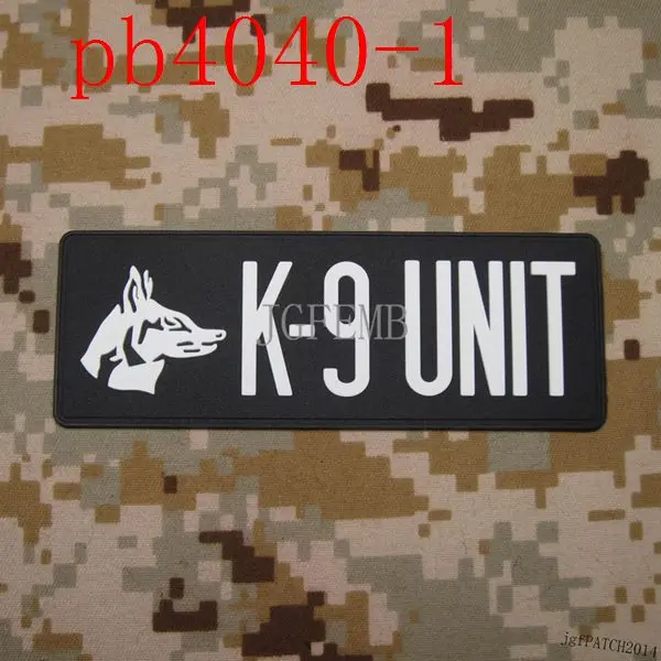 K-9 блок K9 собачья лапа боевой дух тактических военных 3D ПВХ патч