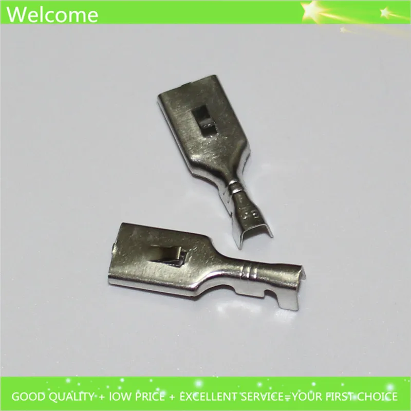 50Pcs 7.8mm Female Crimp Spade Terminal Connection 7.8 mm Tinned Copper Terminals Adaptor Connector Car Auto Boat Modified parts |