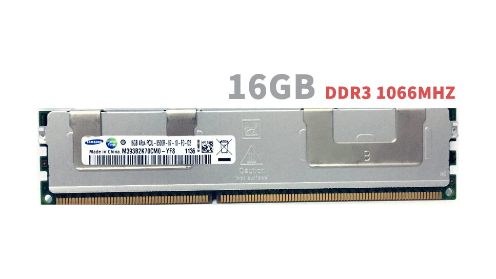 Серверная память Samsung 4 ГБ 8 16 DDR3 PC3 1066 МГц 1333 1600 Гб 1866 REG ECC 10600 12800 RAM|Оперативная