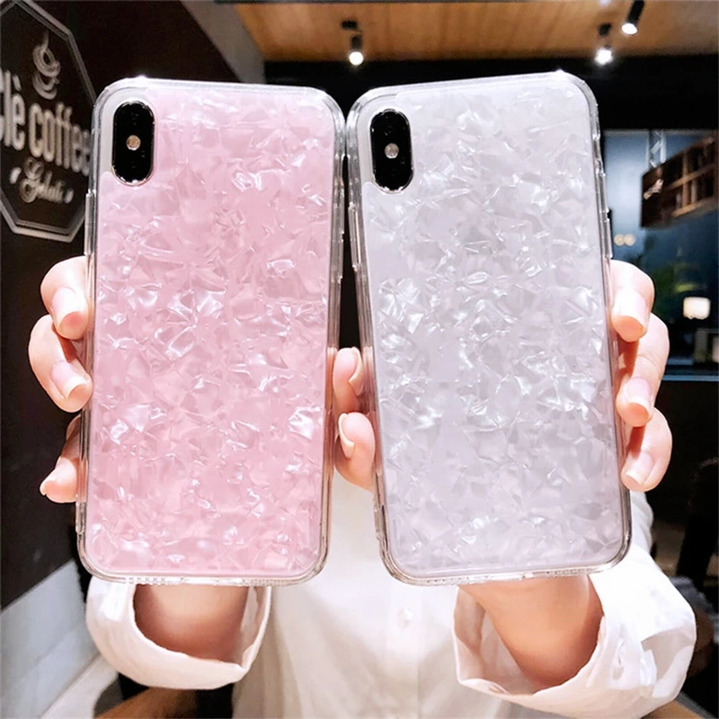 Простой женский чехол для iPhone 6 6s 7 8 Plus X XS Max защитный мягкий телефона роскошный