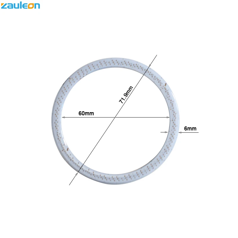 2 шт. LED Ангельские Глазки RGB много цветов 71 8 мм COB Halo Кольцо с пультом