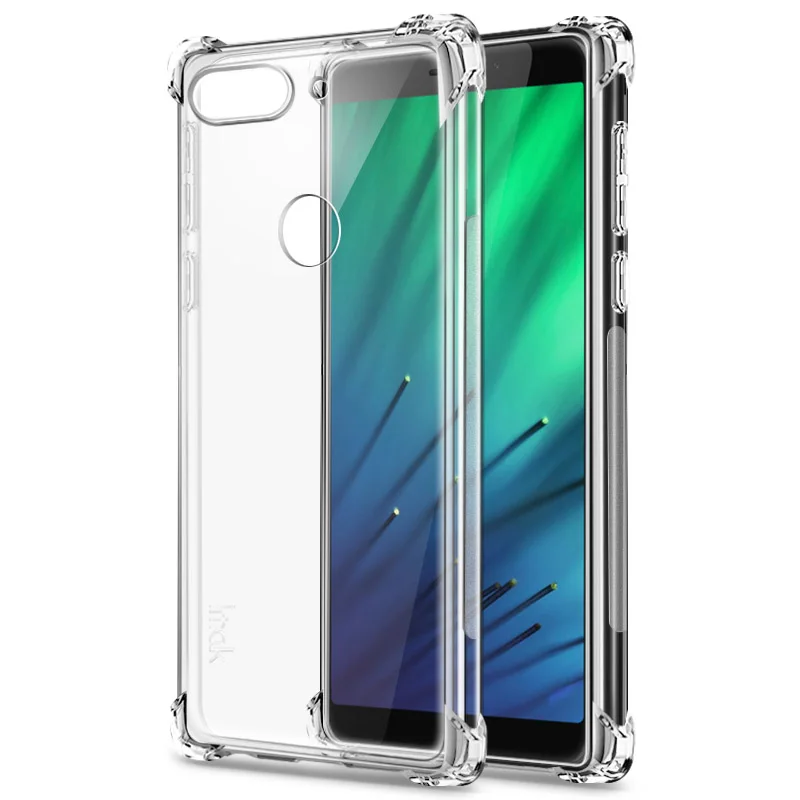 IMAK водителя супер-тонкий мягкий чехол для телефона htc Desire 12 плюс бампер Экран