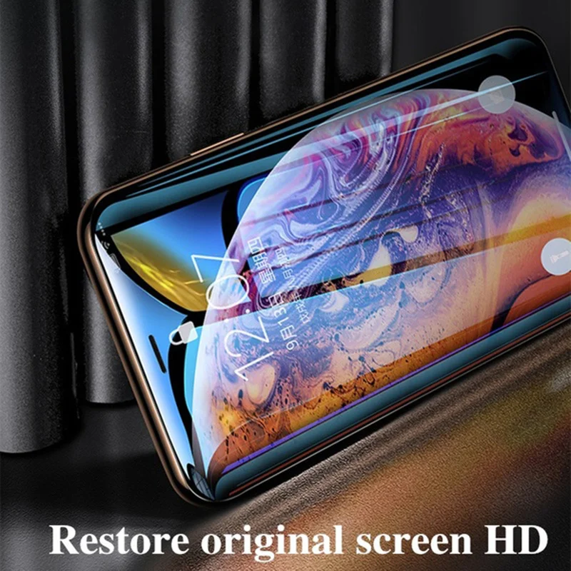 20D закругленные края полное покрытие Защитное стекло для iphone 7 8 6 6S Plus закаленное защитное стекло для iphone X XR XS Max стеклянная пленка