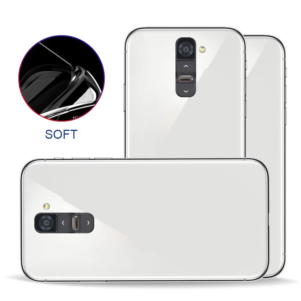 Transparent silicone soft protective sleeve is suitable for LG g2 Phone case | Мобильные телефоны и аксессуары