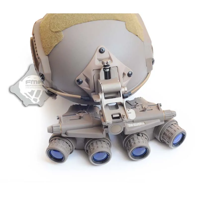 Тактический FMA Airsoft фрезерованный алюминий AKA2 NVG шлем для камеры с креплением для PVS/15/18 BK/DE
