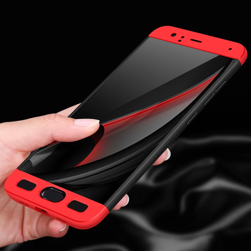Чехол для телефона xiaomi mi5 mi5s mi6 чехол с полной защитой на 360 градусов 3 в 1 жесткий из